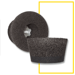 SC Alüminyum Burçlu Mozaik Taşı / Konik 100 x 45 x 14 SİC 16 Q BA