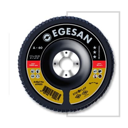 Quality Serisi AO Flap Diskler 115 x 22