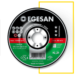 Pro Serisi Mermer Taşlama Taşları 115 x 6,0 x 22,23 C 24 R BF