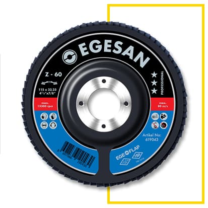 Pro Serisi Zirkonyum Flap Diskler 115 x 22