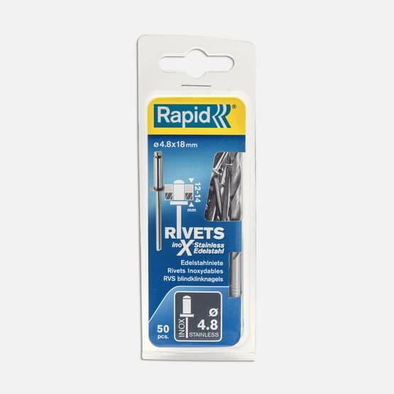 Rapid Perçin 4,8X18 mm Paslanmaz Matkap Ucu 50 Adet  