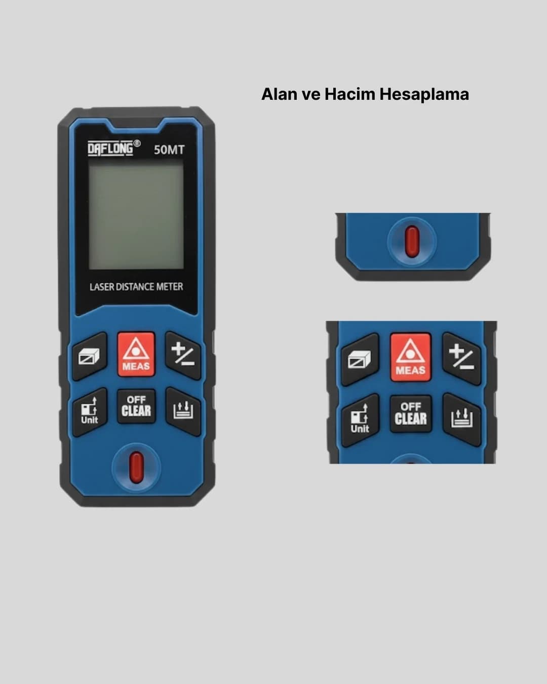 ATLLD50 3 FONKSİYONLU ÖLÇÜM ALETİ LAZER METRE
