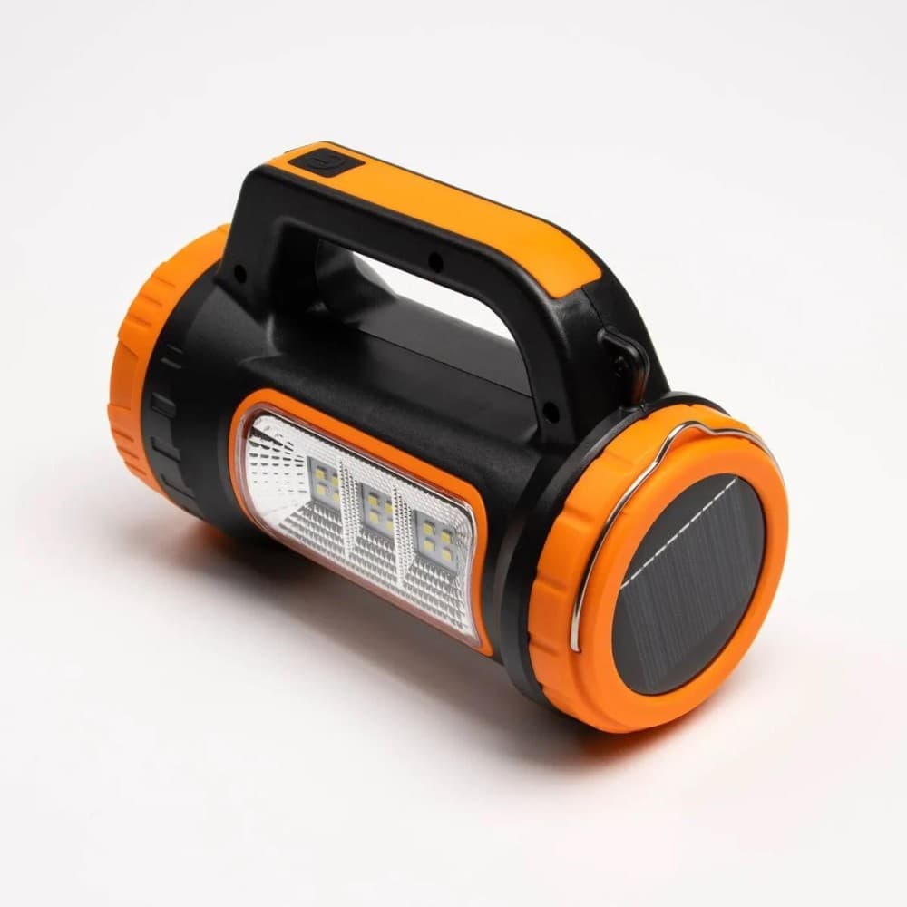 GÜNEŞ PANELLİ EL FENERİ 15W 600L 8000MAH 3AD.AMPUL BLUETOOTH