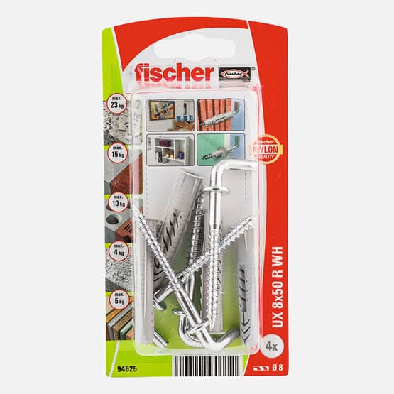 Fischer UX 8x50 Universal Dübel Açılı Kancalı