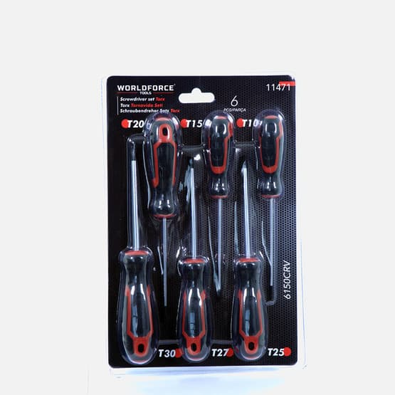 Worldforce Torx Tornavida Seti 6 Parça 6150CRV 11471