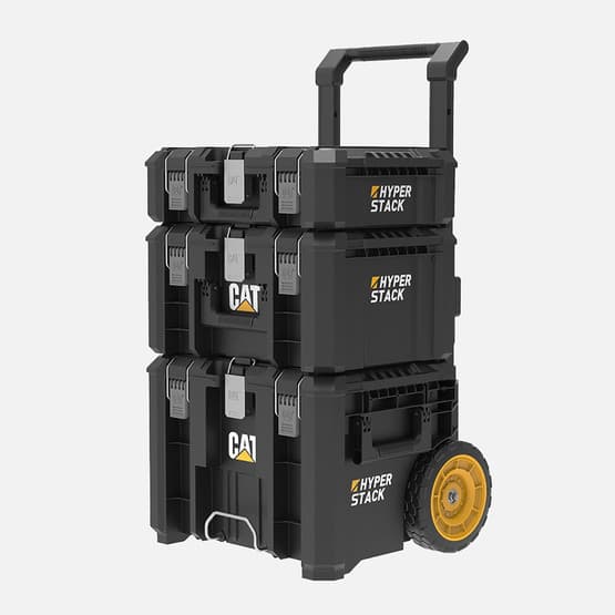 Cat DA41005 Hyper Stack Ağır Hizmet Tipi 3’Lü Tekerlekli Kilitli Takım Çantası Seti
