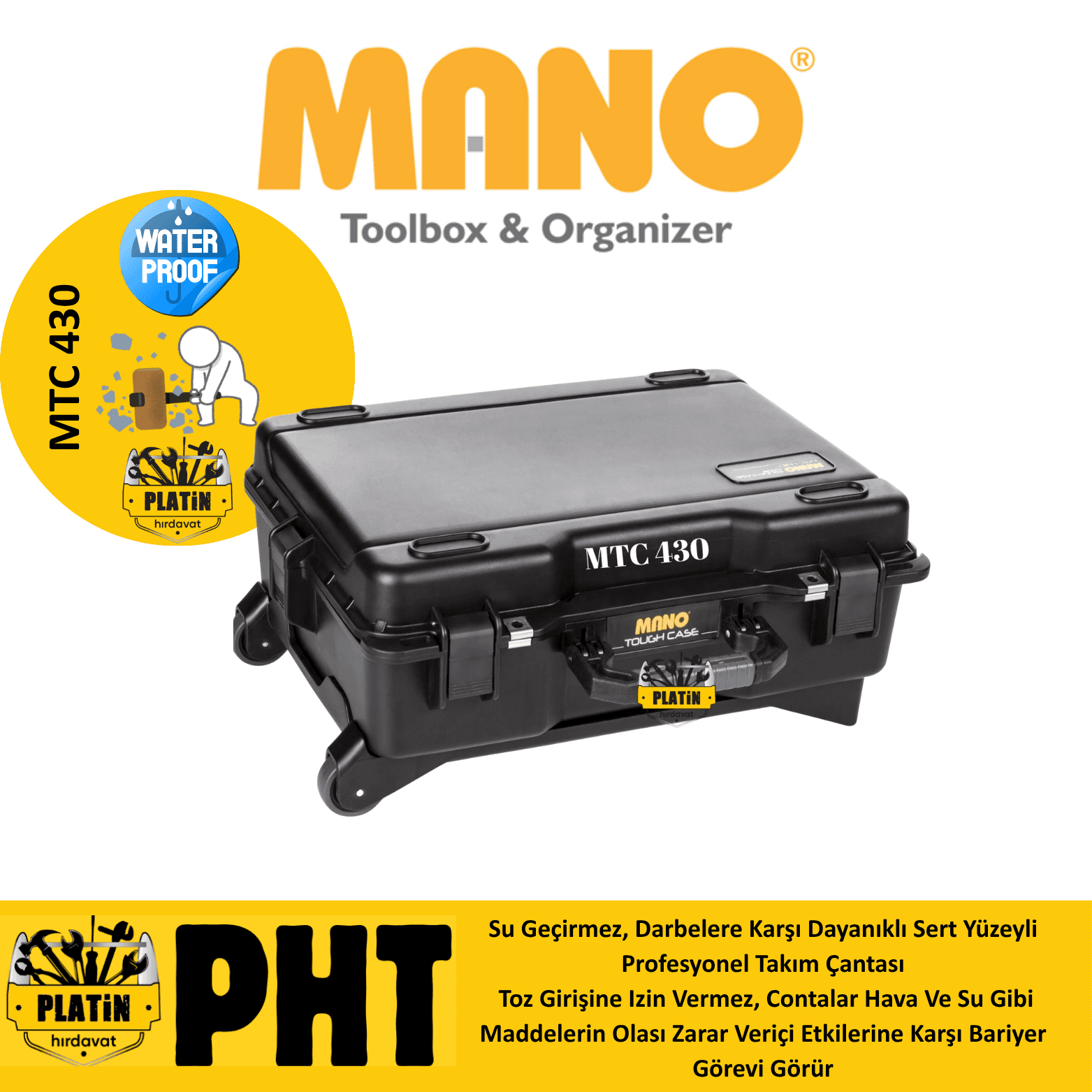 MANO TOUGH CASE 430 (BOŞ) XL MOBİLE