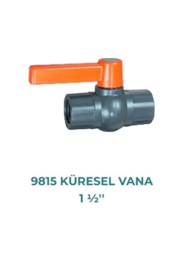 Ü289 PVC KÜRESEL VANA 1 1/2"