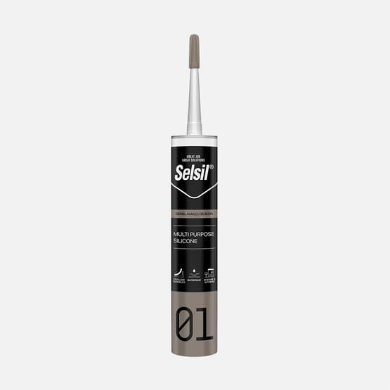 Selsil Genel Amaçlı Silikon 280 gr Siyah

