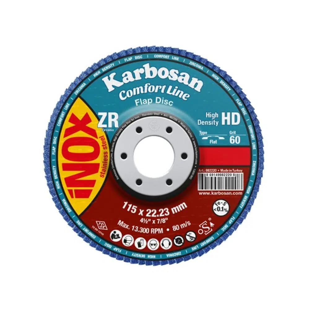 COMFORTLİNE FLAP DİSK ZR ZXR11 HD 115MM 40 KUM KONİK