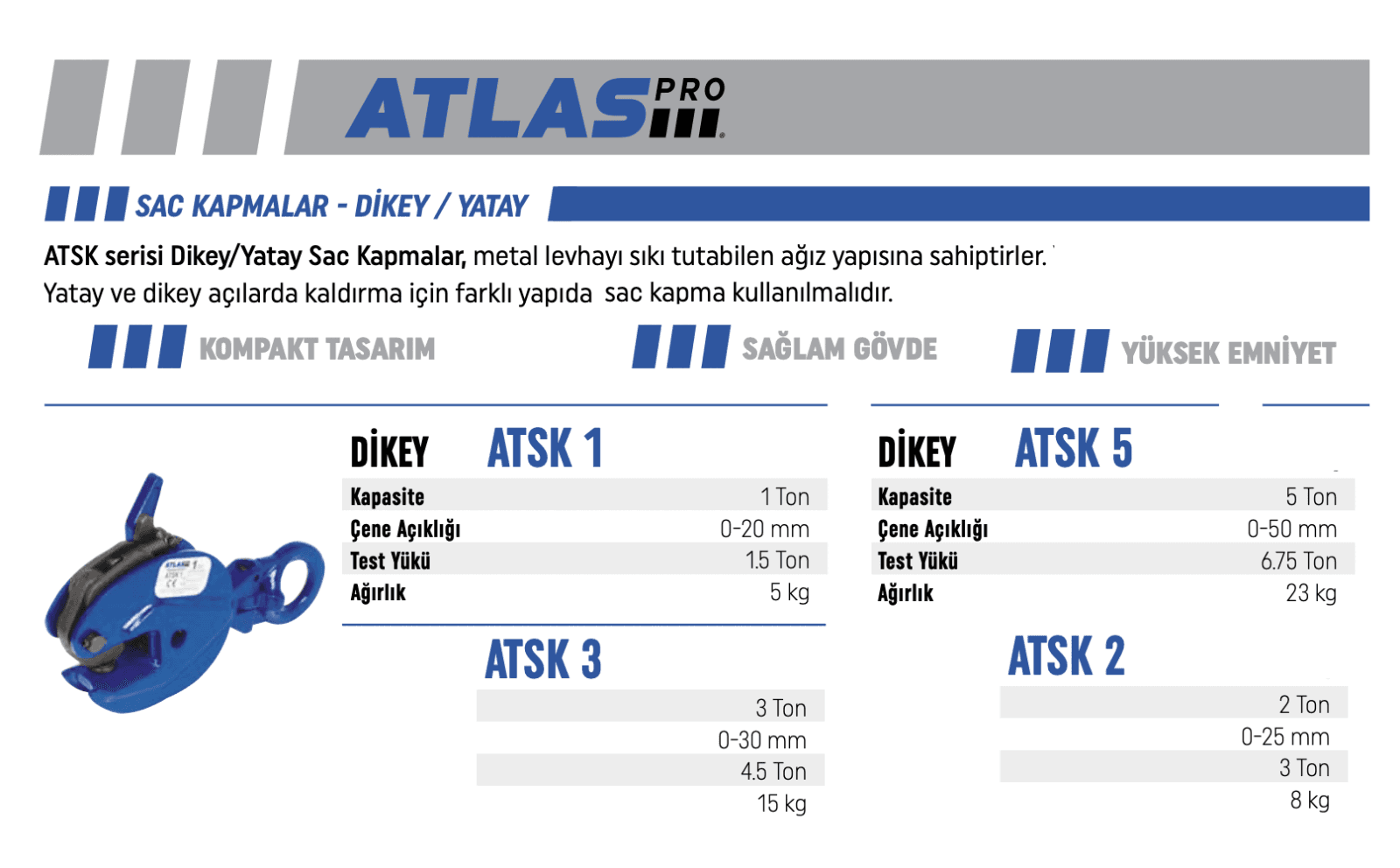 3T BORU/ÇUBUK KAPMA ATLAS