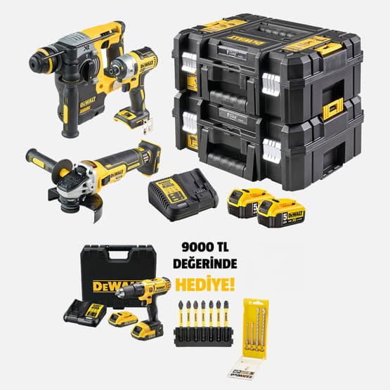 Dewalt DCK305P2T-QW 18V 5 Ah. Kömürsüz Makine Seti