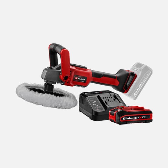 Einhell Expert CE-CP 18/180 Li E KİT (1x4 Ah Plus Akü) Akülü Polisaj ve Zımpara Makinesi