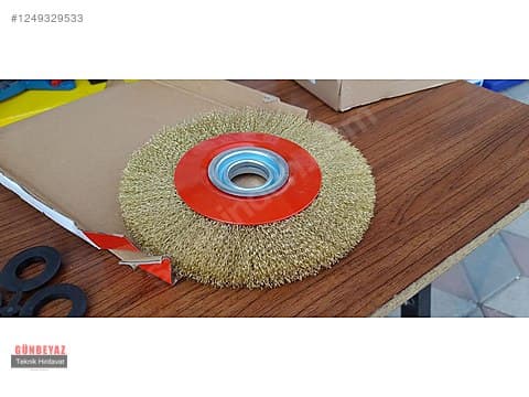 PASLANMAZ SAÇAKLI DAİRE FIRÇA 175MM
