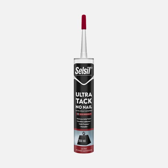 Selsil Ultra Tack Güçlü Montaj Yapıştırıcı Beyaz 290 ML