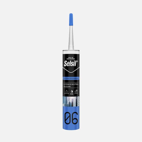 Selsil Nötr Dış Cephe Silikonu Antrasit Gri 300 ML
