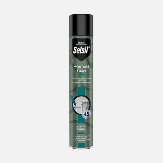 Selsil Pu Montaj Köpük Tabancal Sarı 845 GR