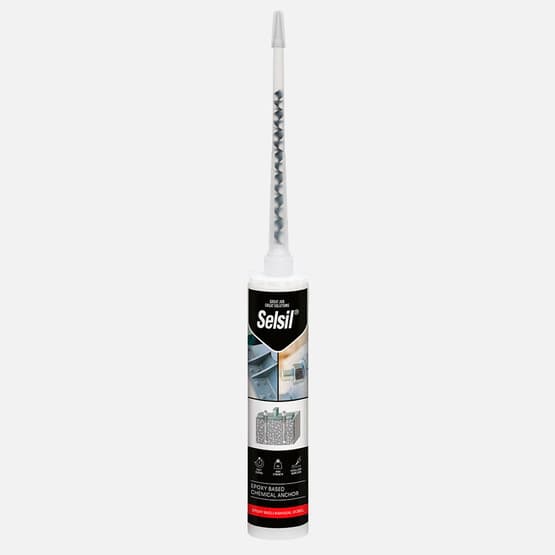 Selsil Epoksi Bazlı Kimyasal Dübel Gri Ral 7023 300 ML