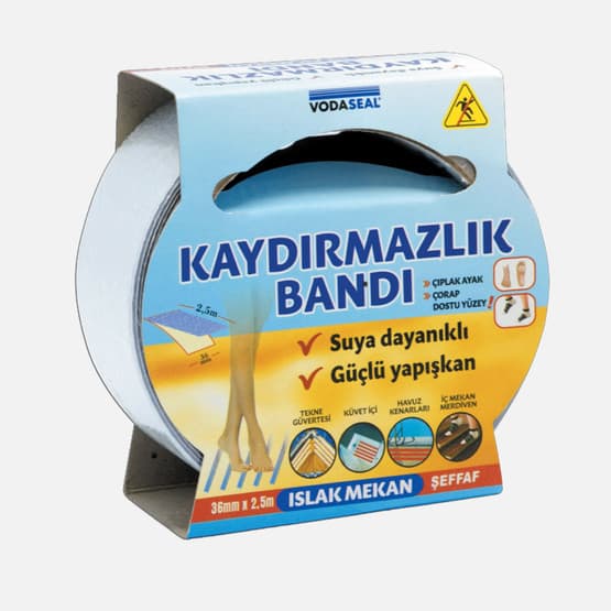 Vodaseal Islak Mekan Kaydırmazlık Bandı 36mmX2,5mt
