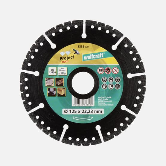 Wolfcraft Elmas Pro Turbo Disk Multi Ø125 mm