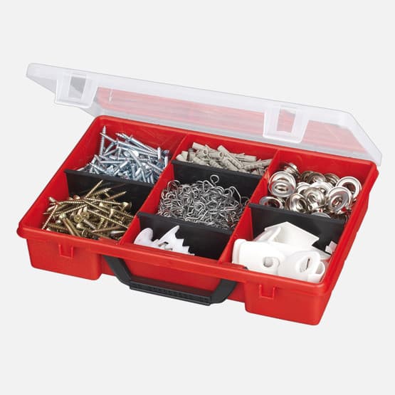 Wisent Organizer 3, 34 BöLümeneli, kırmızı 