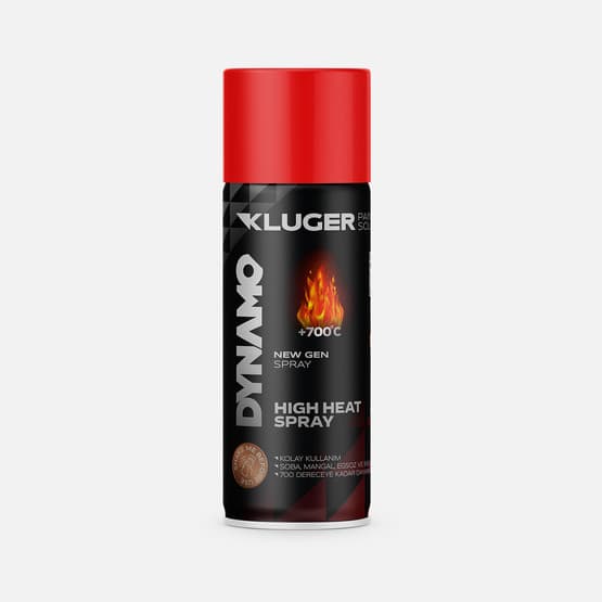 Kluger Dynamo Sprey Boya Isıya Dayanıklı Kırmızı 505 400 ML

