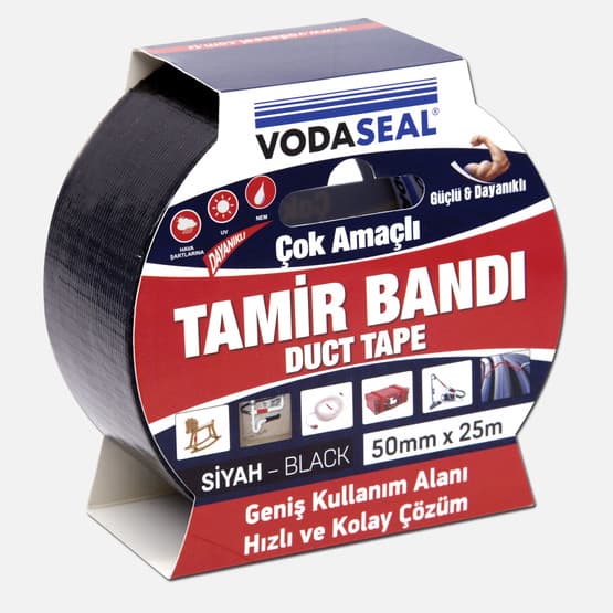 Vodaseal Duck Tape Tamir Bandı Siyah 50MMX25M