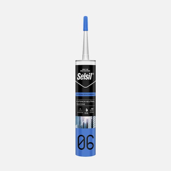Selsil Nötr Dış Cephe Silikonu Beyaz 300 ML