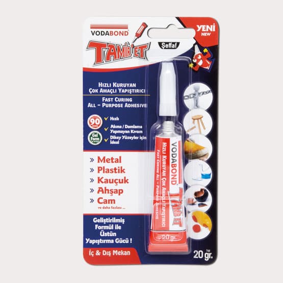  20 gr Tamir Et - Hızlı Kuruyan Çok  Amaçlı Yapıştırıcı 