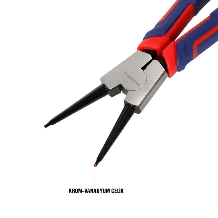 DIŞ SEGMAN PENSİ YAYLI DÜZ 180MM KARTLI
