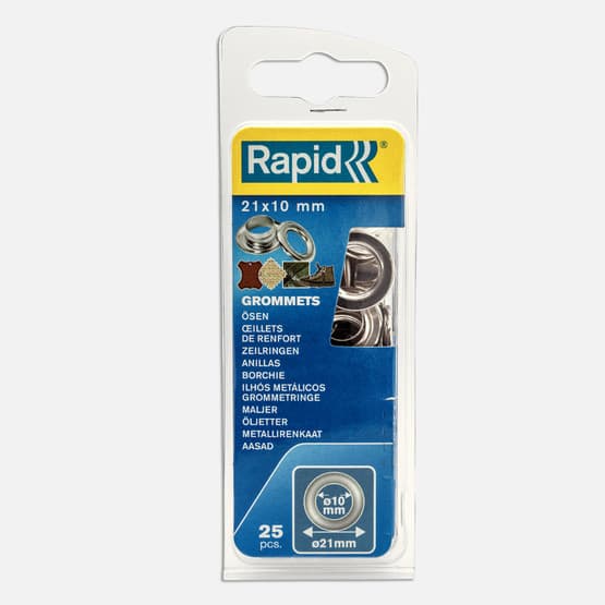 Rapid Kuşgözü Delik Halka 10 mm 25 Adet 2 Parça