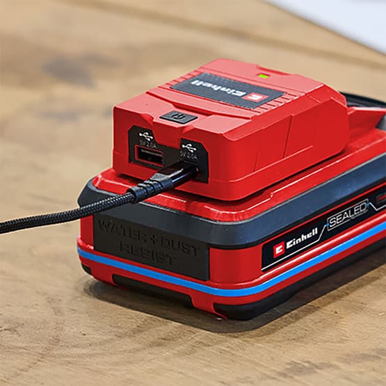 Einhell TC-CP 18 Li USB A/C-Solo Akülü Mobil USB Şarj Cihazı (Akü ve şarj cihazı dahil değildir)