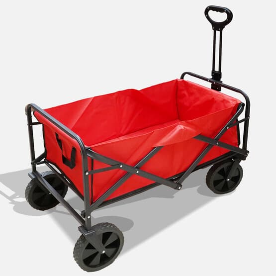Beach Waggon Katlanır Taşıma Arabası Kırmızı