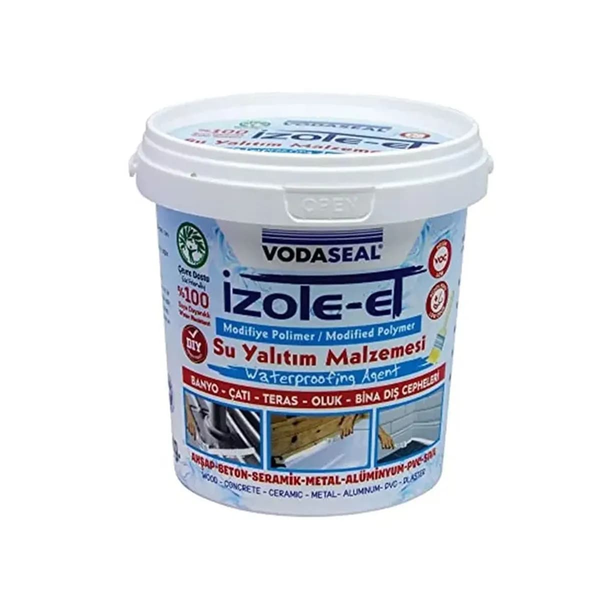 VODASEAL İZOLE-ET YALITIM MALZEMESİ -4 KG KIRMIZI