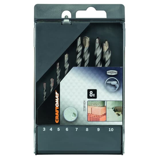 Craftomat Beton Matkap Aksesuar Set 8