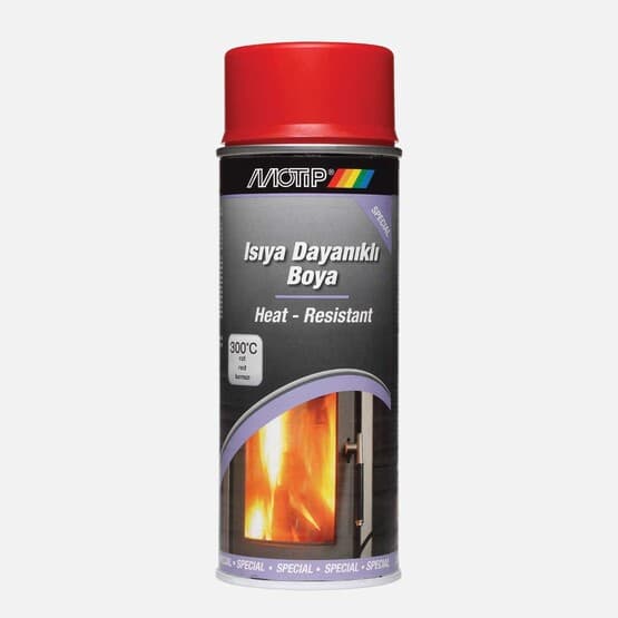 Permolit 400Ml.300C Isıya Dayanıklı Sprey Boya Kırmızı Motip 