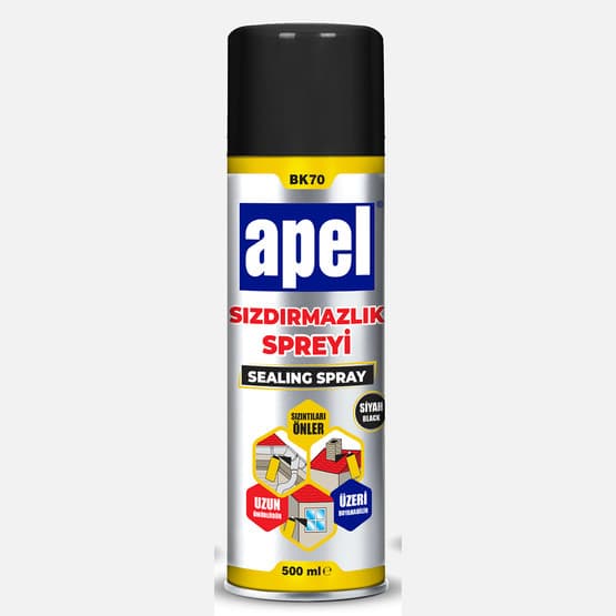 Apel 500Ml Sızdırmazlık Sprey Siyah 