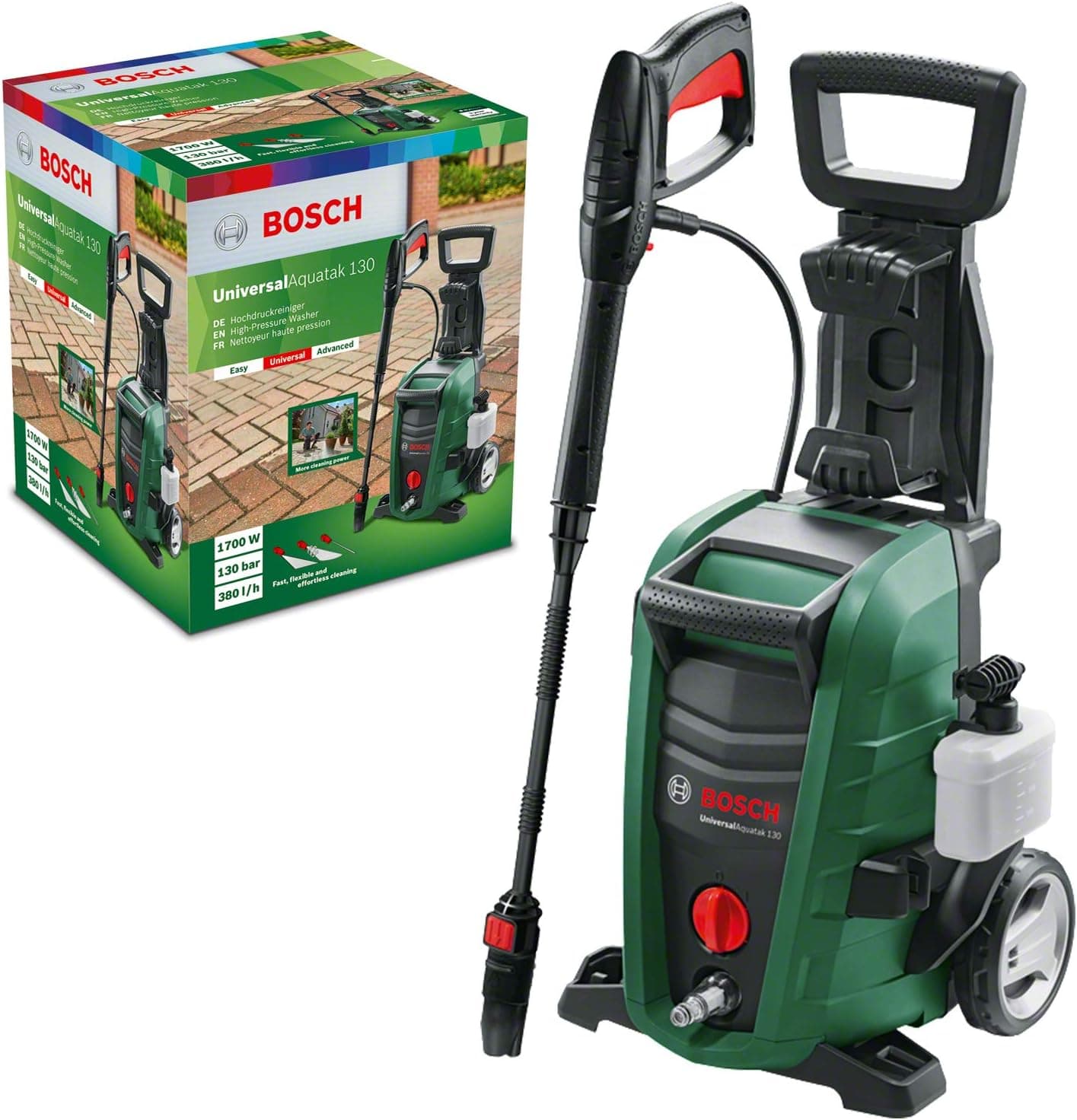 BOSCH UNİAQUATAK 130 W/EE YÜKSEK BASINÇLI YIKAMA 1700W  130 BAR 7 LT/DK