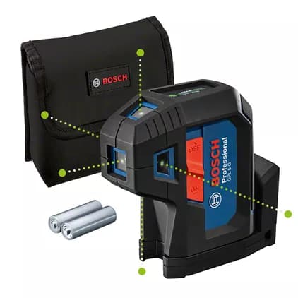 BOSCH GPL 5 G ÜÇ NOKTA YEŞİL LAZER ŞAKÜL
