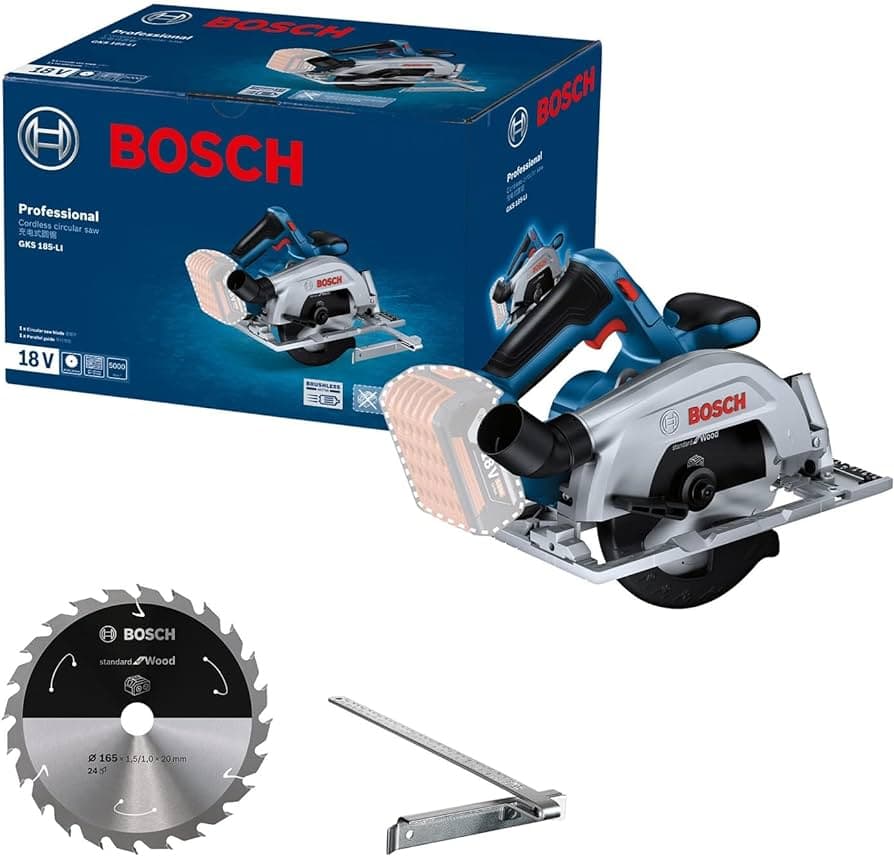 BOSCH GKS 185-LI AKÜLÜ DAİRE TESTERE 165 MM AKÜSÜZ (SOLO)