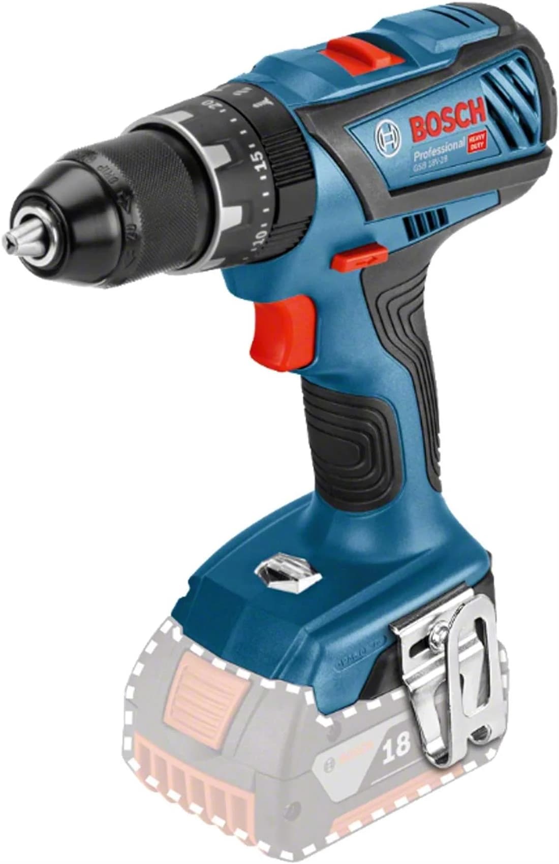 BOSCH GSB 18V-28 DARBELİ AKÜLÜ MATKAP 18V  (SOLO)