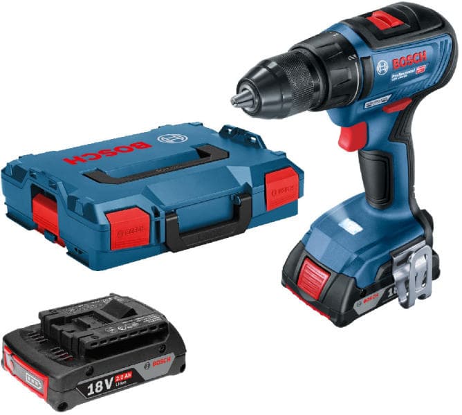 BOSCH GSR 18V-50 AKÜLÜ DARBESİZ MATKAP 18 V 2X2.0 AH KÖMÜRSÜZ
