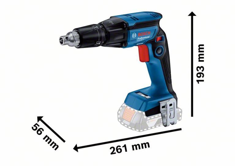 BOSCH GTB 185-LI AKÜLÜ ALÇIPAN VİDALAMA KÖMÜRSÜZ 18V AKÜSÜZ (SOLO)