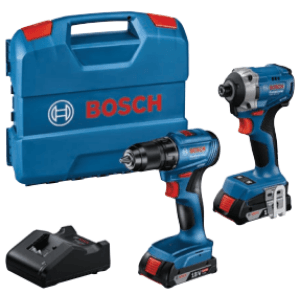 BOSCH GDR 18V-215 + GSR 185-LI + 2 X 2.0 AH ÇANTALI SET