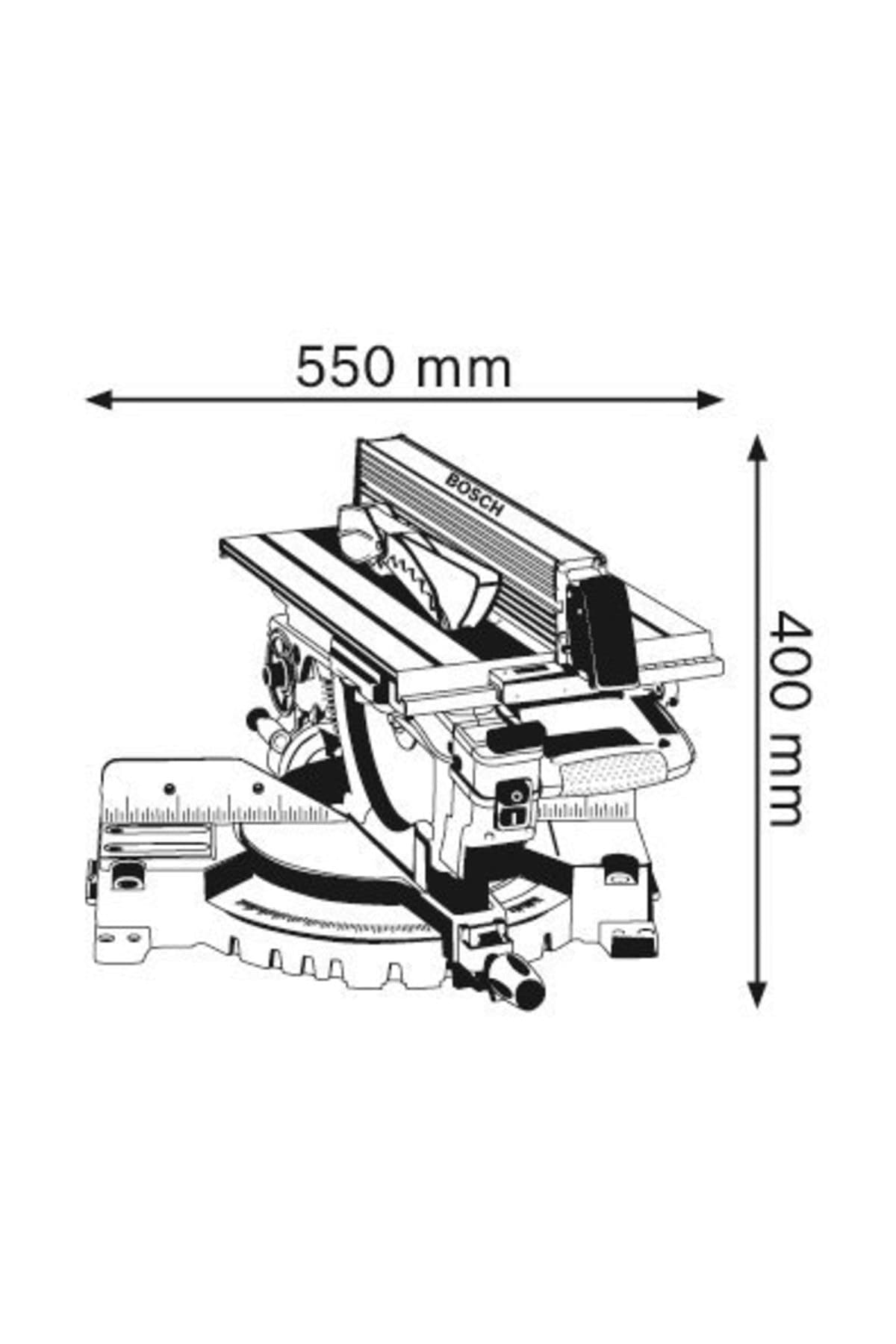 BOSCH GTM 12 JL GÖNYE KESME