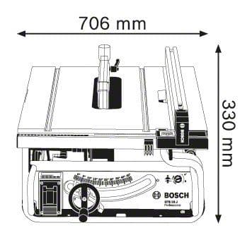 BOSCH GTS 10 J TEZGAH TİPİ TESTERE 254*30 MM 1800W