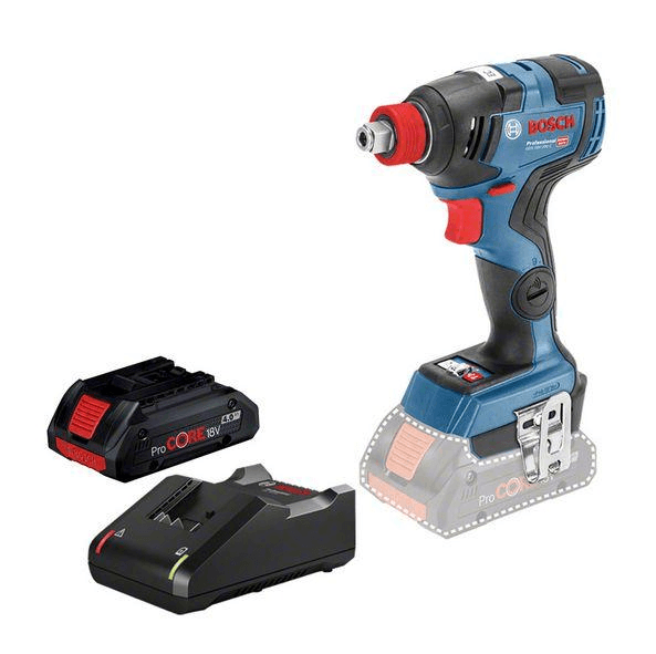 BOSCH GDX 18V-200 C 1X4,0AH  PROCORE AKÜLÜ + ŞARJ ALETİ SOMUN SIKMA KARTON KUTU