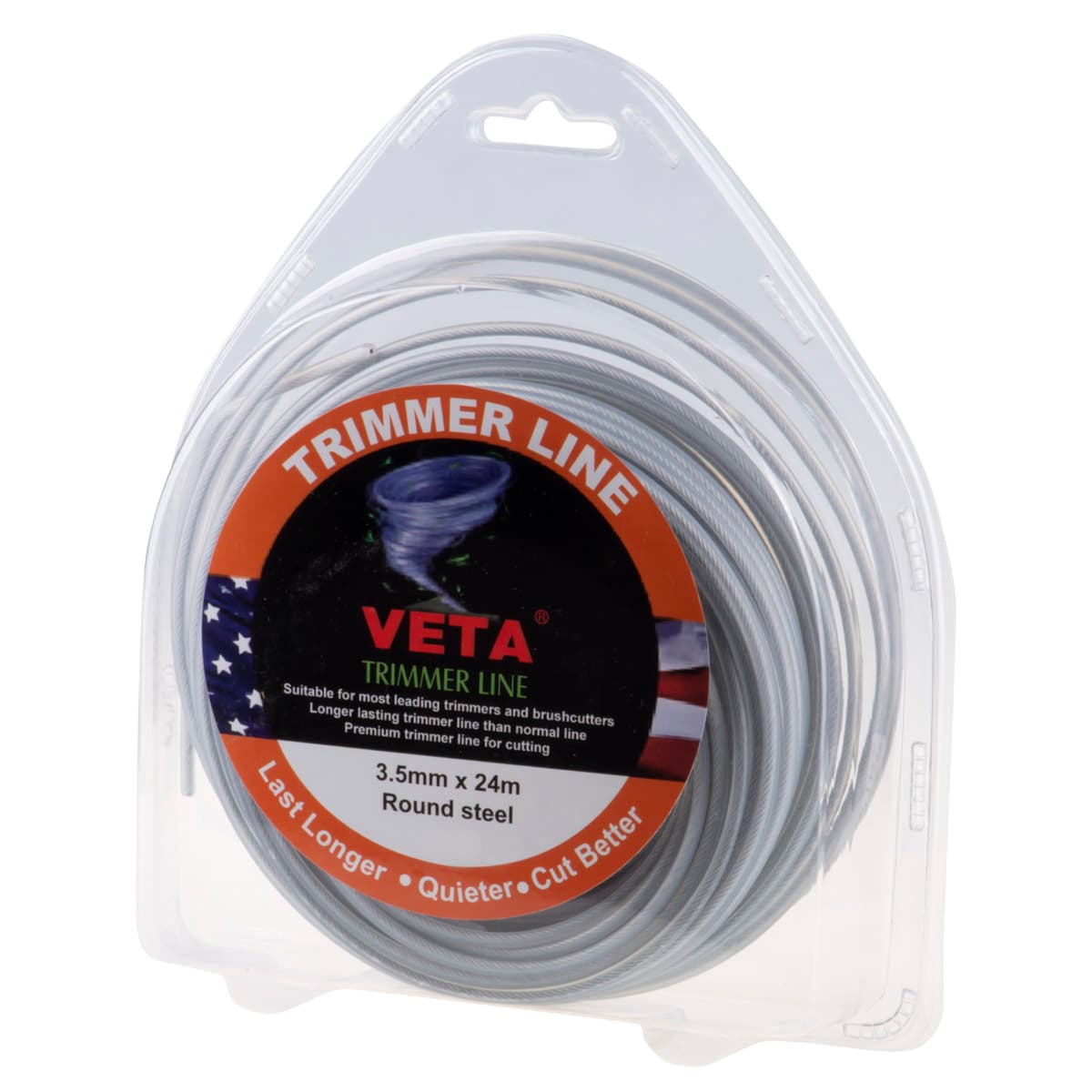 VETA TIRPAN MİSİNASI PRO ÇELİK TELLİ YUVARLAK 3.5MM 24M