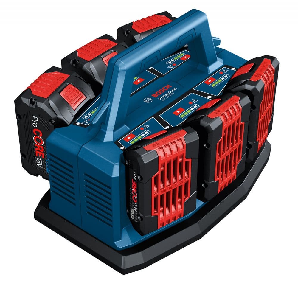 BOSCH GAL 18V6-80 ŞARJ CİHAZI 8 AH 6 LI İSTASYON