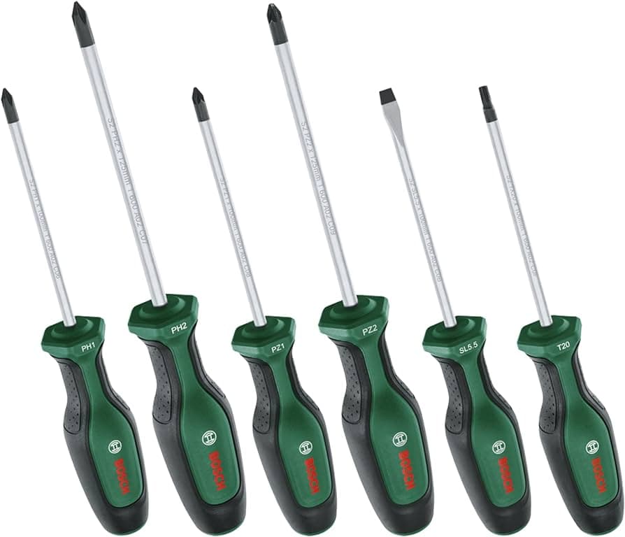 BOSCH YEŞİL SERİ TORNAVİDA SETİ 6 PARÇA SET 2